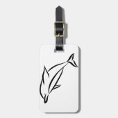 Dolphin Bagagelabel (Voorkant verticaal)