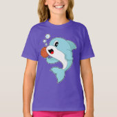 Dolphin Basketball player Basketball T-shirt (Voorkant)