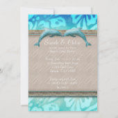 Dolphin Beach Afstudeerder Luau Party Aankondiging (Achterkant)