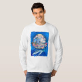 Dolphin Beach Paradise Long Sleeve Shirt (Voorkant volledig)