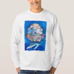 Dolphin Beach Paradise T-shirt met lange mouwen