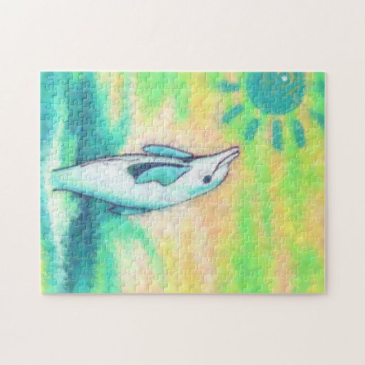 Dolphin Beach Puzzle Legpuzzel (Horizontaal)