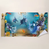 Dolphin Beach Towel Strandlaken (Voorkant)