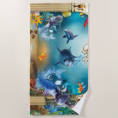 Dolphin Beach Towel Strandlaken (Voorkant)