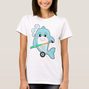 Dolphin Biljart Keusporten T-shirt