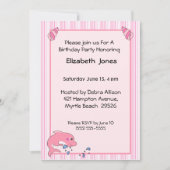 Dolphin Birthday Invitation Kaart (Voorkant)