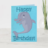 Dolphin Birthday Kaart (Voorkant)