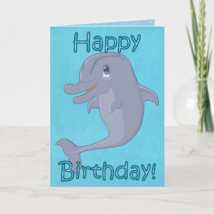 Dolphin Birthday-kaart Kaart