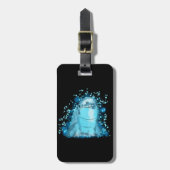 Dolphin Black Bagagelabel (Voorkant verticaal)