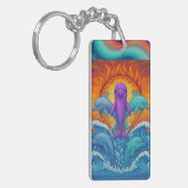Dolphin Bliss Sleutelhanger (Voorkant Links)