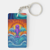 Dolphin Bliss Sleutelhanger (achterkant)