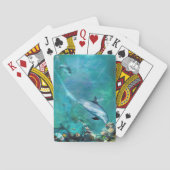 DOLPHIN BLUE OCEAN DIVERS POKERKAARTEN (Achterkant)