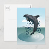 Dolphin Briefkaart (Voorkant / Achterkant)