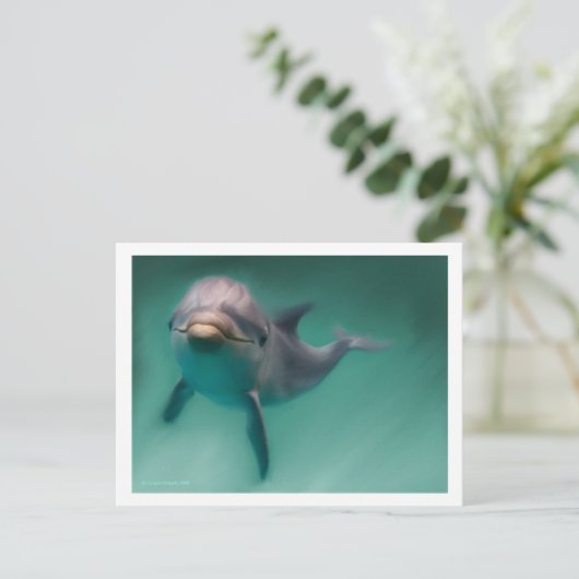Dolphin Briefkaart (Staand voorkant)