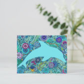 Dolphin Briefkaart (Staand voorkant)