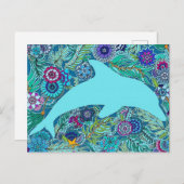 Dolphin Briefkaart (Voorkant / Achterkant)