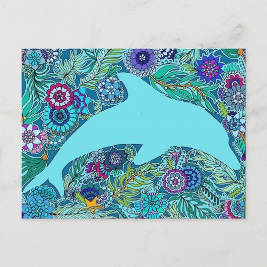 Dolphin Briefkaart (Voorkant)