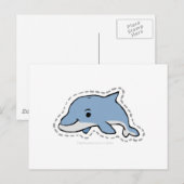 DOLPHIN BRIEFKAART (Voorkant / Achterkant)