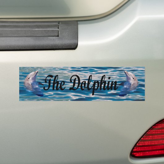 Dolphin Bumpersticker (Op auto)