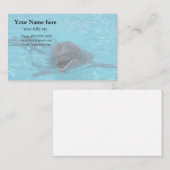 Dolphin business card, save marine animals イルカ 名刺 visitekaartje (Voorkant / Achterkant)