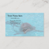 Dolphin business card, save marine animals イルカ 名刺 visitekaartje (Voorkant)
