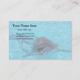 Dolphin business card, save marine animals イルカ 名刺 visitekaartje