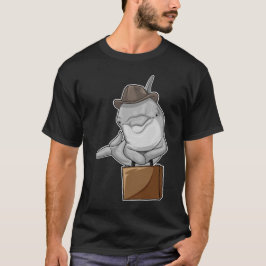 Dolphin Businessman Briefcase T-shirt
