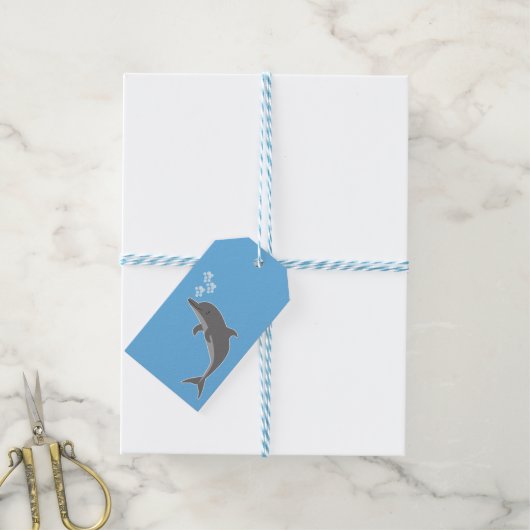 Dolphin Cadeaulabel (Met Touw)