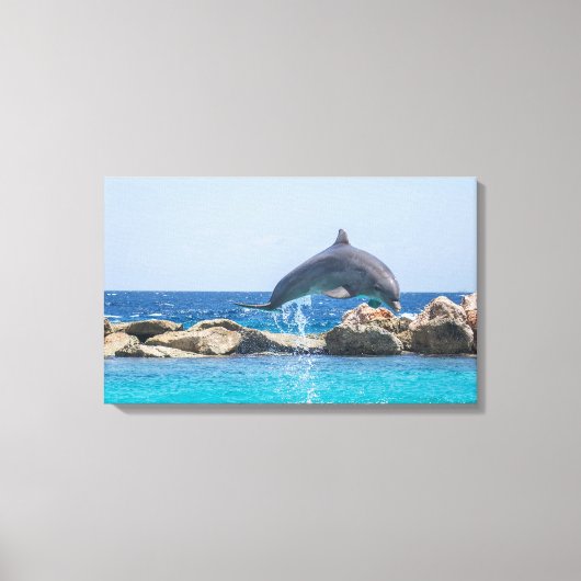 Dolphin Canvas Afdruk (Voorkant)