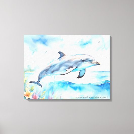 Dolphin Canvas Afdruk (Voorkant)