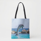 Dolphin Canvas tas (Voorkant)