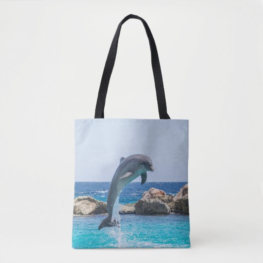 Dolphin Canvas tas (Voorkant)