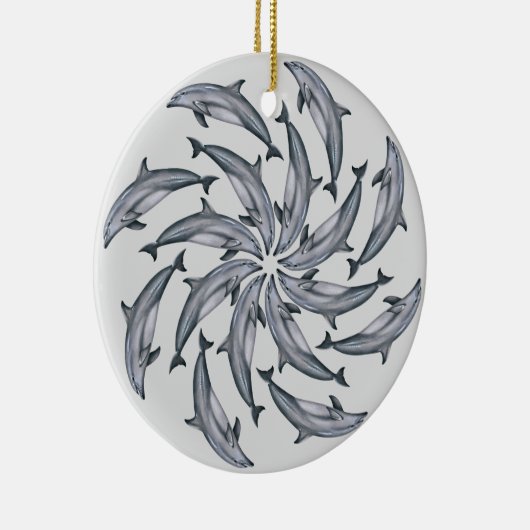 Dolphin Ceramic Ornament (Rechts)