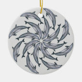 Dolphin Ceramic Ornament (Voorkant)