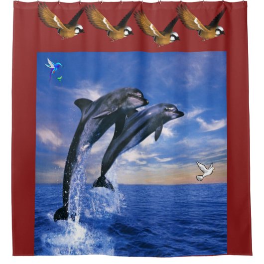 Dolphin childrins douchegordijn (Voorkant)