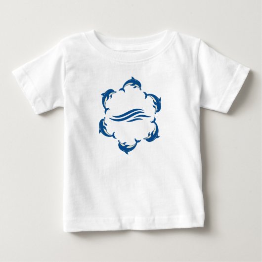 Dolphin Circle Kinderen T-shirt (Voorkant)