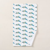 Dolphin Coastal Beach Dierenbadhanddoek Set Bad Handdoek (Handdoek)