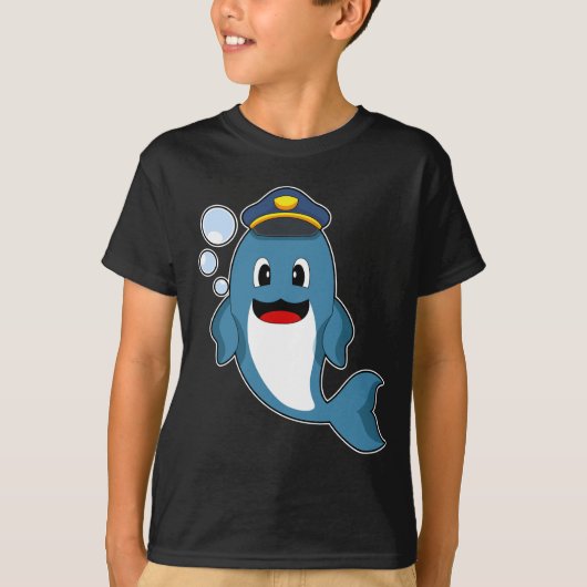 Dolphin Cop Police T-shirt (Voorkant)