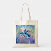 Dolphin Couple Canvas tas Family (Achterkant)