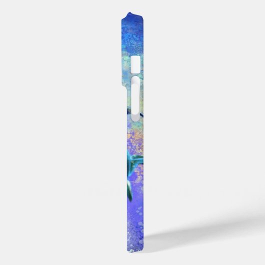 Dolphin Couple Happy Family Dolphins Blue Case-Mate iPhone Case (Achterkant / Links)