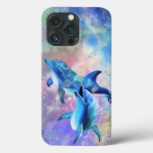 Dolphin Couple - Happy - Mooi Case-Mate iPhone Case (Achterkant)