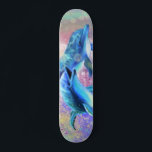 Dolphin Couple - Love - Happy - Persoonlijk Skateboard<br><div class="desc">Dolphin Couple</div>