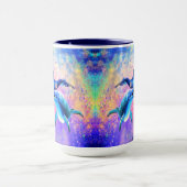 Dolphin Couple Mok Happy Family - Schilderen (Midden)