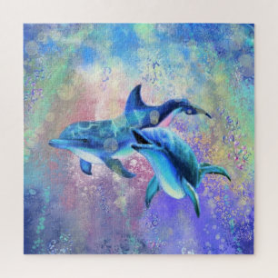 Dolphin Couple - Prachtig Legpuzzel