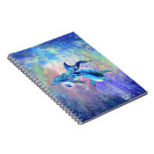 Dolphin Couple - Prachtig Notitieboek (Rechterzijde)