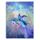 Dolphin Couple - Prachtig Notitieboek (Voorkant)