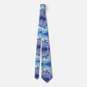 Dolphin Couple - Prachtig Stropdas (Achterkant)