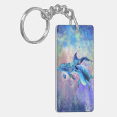 Dolphin Couple Sleutelhanger Happy Family (Voorkant Links)