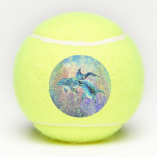 Dolphin Couple Tennis Balls familie Tennisballen