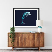 Dolphin Created Print | Muurafdrukken van dolfijne